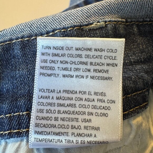 Wallflower Denim Overalls Womens Medium Skinny Country Hipster Indie Farmgirl - Picture 8 of 8